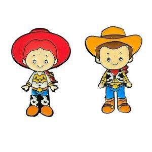 Woody Jessie Lapel Pin Cowboy Cowgirl Toy Story Brooch Jewelry Accessories Pin